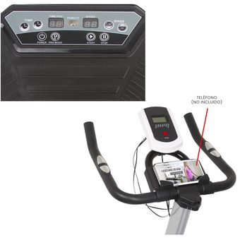 Combo: Bicicleta spinning Monitor + Plataforma Vibratoria Style