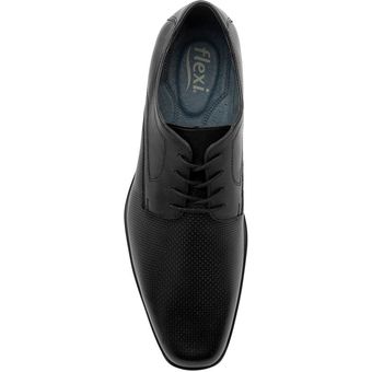 zapato negro flexi hombre