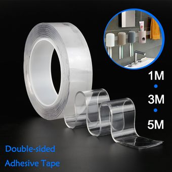 cinta adhesiva Nano Cinta de doble cara transparente para colgar en la pared del hogar imper #3M 