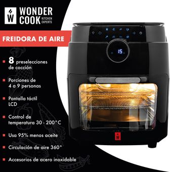 Horno Freidora De Aire 12.5 Quart Con Pantalla Tactil Electrica En Oferta  Grande