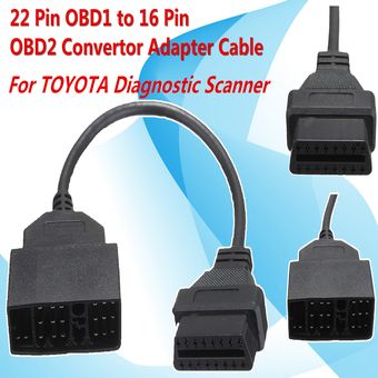 Cable adaptador convertidor OBD1 de 22 pines a 16 pines OBD2 para escáner de diagnóstico 