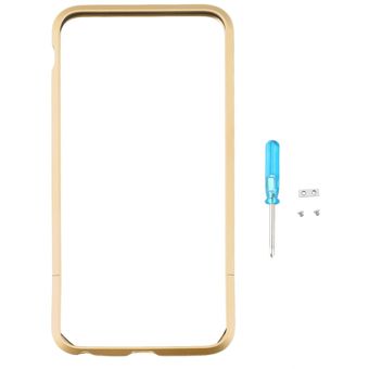 Cubierta de la caja del teléfono del marco de parachoques de metal ultra delgado de lujo para iPhone 6 Plus 5.5 '' 