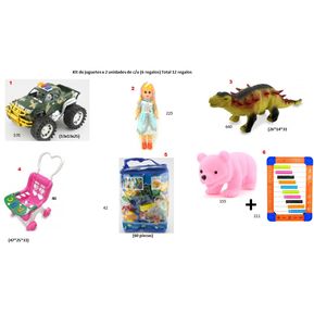 Coche muñeca y + Kit Juguetes # 5 (12 regalos) regalo navidad