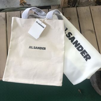 bolsa de un s Jil Sander-Bolso de lona de gran capacidad para mujer 