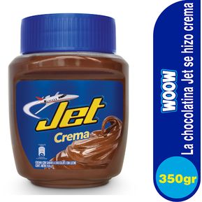Crema Jet Con Sabor A Chocolate Con Leche X 350 G X 1 Und