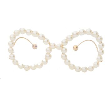 Gafas de sol de ojo de gato perla Elegantes gafas de solmujer 