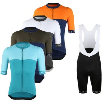 camiseta de ciclismo de montaña y carretera pantalones cortos Conjunto de ropa de ciclismo para hombre Maillot Culotte verano 