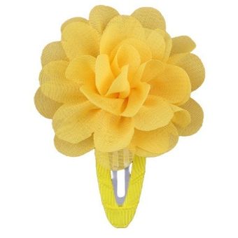 Un Bebé Hizo Un Clip De Flor De Gasa Sólido Bebé Recién Mini 
