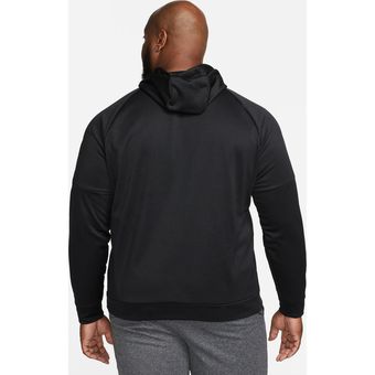 Sudadera negra con capucha Therma-FIT de Nike Training