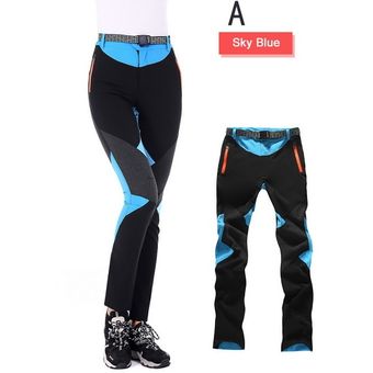#A Sky Blue pantalones de senderismo elásticos de secado rápido para mujer,pantalones deportivos finos de retales para deportes al aire libre,Trekking,impermeables,PN05,novedad 