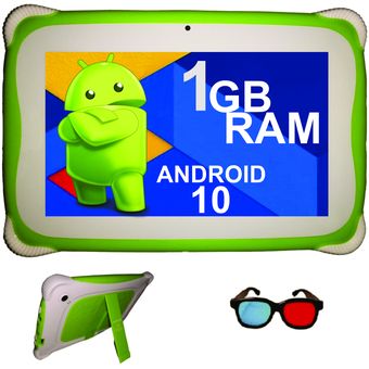 Krono - Tablet Niños Krono KIDS 7 Pulgadas Android 10 1GB RAM 16 GB
