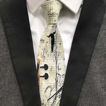 corbata de fiesta de música lazos Mozart #As Picture Único de los hombres 