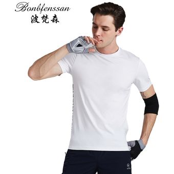 camiseta de secado rápido para hombres camisetas deportivas de man 