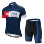 Conjunto de pantalones cortos transpirables estilo jersey de ciclismo