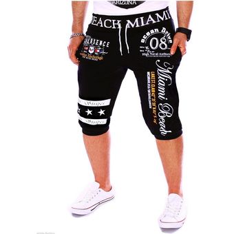 Pantalones casuales de moda para hombre Pantalones estampados personalizados #DK11 BLACK 