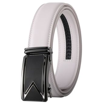 Plyesxale-Cinturón De Cuero De Vaca Para Hombre Cinturones De Lujo Con Hebilla Automática Color Marrón Y Negro B55 Plyesxale-Cinturón De Cuero De Vaca Para Hombre Cinturones De Lujo Con Hebilla Automática Color Marrón Y Negro B55