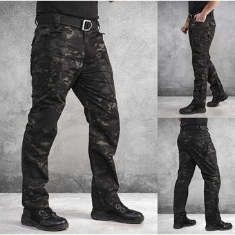 #Dark night Trekking pantalones Cargo XYX trabajo militar al aire libre caza pesca pantalones de senderismo pantalones tácticos impermeables para hombre 