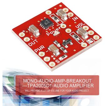 TPA2005D1 250kHz Mono Audio AMP Durable Tablero EXPERMENTE EFICIENTE CLASE-D 