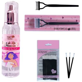 Caja misteriosa maquillaje sombras brochas tónicos cremas
