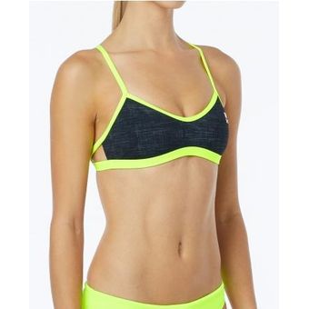 Traje de Baño Mujer Sandblasted Mojave Tieback Top Black TYR 