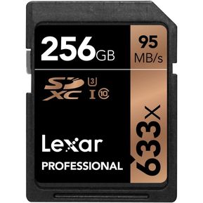 Tarjeta Lexar Professional 633x 256GB SDXC UHS-I