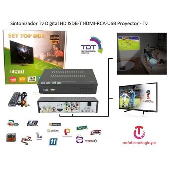 Decodificador TV Digital Sintonizador Tvd Full Hd ISDBT