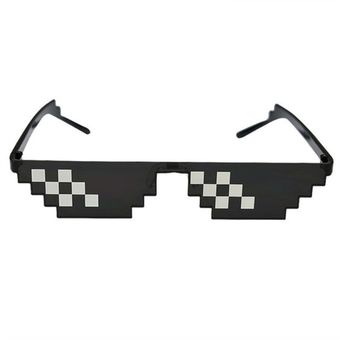 lentes de fiesta de marca p Thug Life-gafas de sol de 8 bits Unisex 