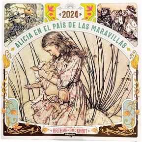 Calendario Pared. Alicia En El país De Las Maravillas. 2024
