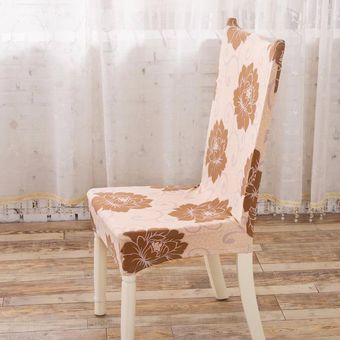 Honana-916 WX banquetes estiramiento elástico silla del spandex cubierta de asiento del grupo de comedor sala de bodas decoración del restaurante-Rose coffee 