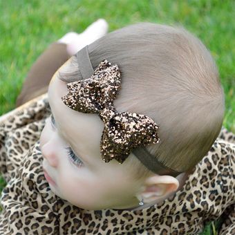 Chica Multicolor Con Un Bebé Arco Bebé Tocado Popular 1 