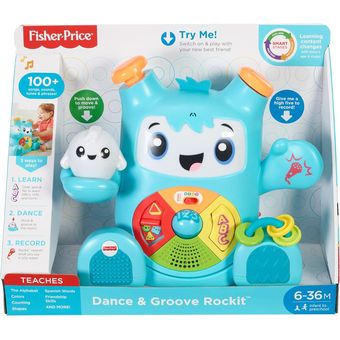 Fisher Price Juguete musical interactivo bebé Dance Groove Rockit