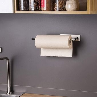 Sostenedor de la toalla de papel debajo de la cabina de cocina auto-adhesivo de la toalla de papel titular 