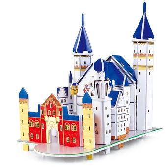 Rompecabezas tridimensional Mini-mundo construcción de modelos mundialmente famoso edificio de cartón de papel juguetes educativos MONTAJE 