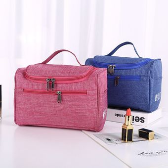 PURDORED-Bolsa de maquillaje de viaje para hombre  neceser grande de.. 