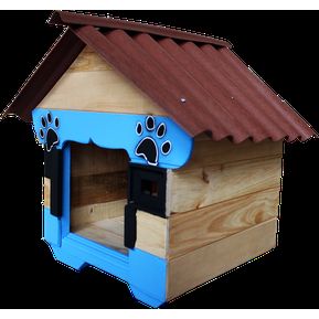 Casa para Perro Pequeña - Azul