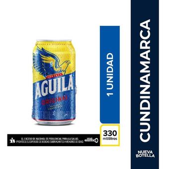 Cerveza Aguila Lata 330 Ml | Linio Colombia - AG114GR1JNTABLCO
