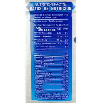 Colágeno 3 FLXX Glucosamina Condroitina 1.1 kg Natural Sanabi