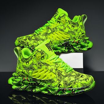 de alta calidad zapatos informales con estampado de superestrella green#AODLEE-Zapatillas de deporte de estilo Hip Hop para hombre vulcanizados a la moda para correr 