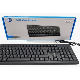 Generico - Teclado Hp Wired Keyboard Alambrico K200 Usb 107 teclas