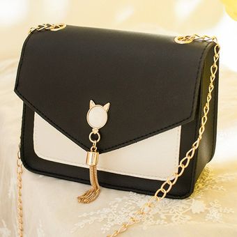 Tassel pequeño bolso cuadrado gato bolsa de mujer regalo de cumpleaños regalo de vacaciones regalo 