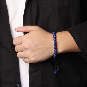 Pulsera Tejida A Mano Hombres Y Mujeres Chakra Piedra Verde Pulsera Tejida A Mano Hombres Y Mujeres Chakra Piedra Verde