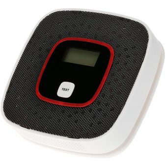 LCD CO Monóxido de carbono Sensor de alarma de gas Probador de gas de 