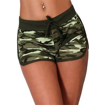 Pantalones cortos deportivos de Yoga para mujer,pantalones cortos geniales para mujer,pantalones cortos de deporte corto camuflaje deportivo,pantalones cortos elásticos para correr al aire libre para Yoga #Color 2 