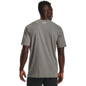 Sports T-Shirts Hombre UnderArmour-Gris 
