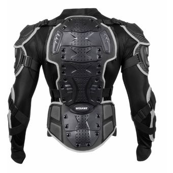 del cuerpo de hombres ciclismo motocicleta armadura Motocross espalda hombro pecho protector de competición de transpirable Moto chaquetas #Red 