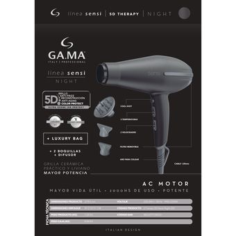 Secador gama best sale sensi 5d