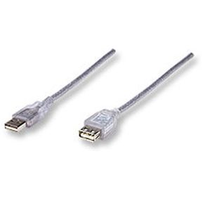 CABLE USB 2.0 EXTENSION MANHATTAN 4.5 MTS TIPO A MACHO - A H...