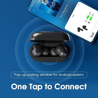 QCY T11 TWS Auriculares deportivos inalámbricos Bluetooth y Bag 