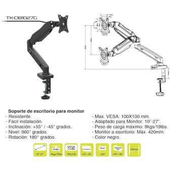 Con altura ajustable y rotación de 360 grados: este es el mini