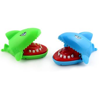Mini bocado de juguete mordida tiburón mordida a mano cocodrilo malo perro spoof creativo juguete 